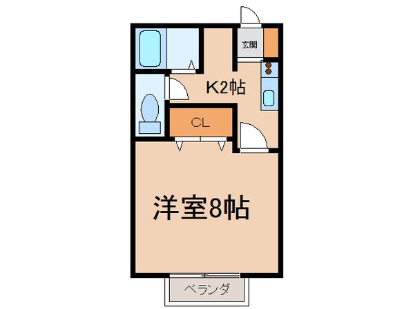 ＫＥコーポ小牧の物件間取画像